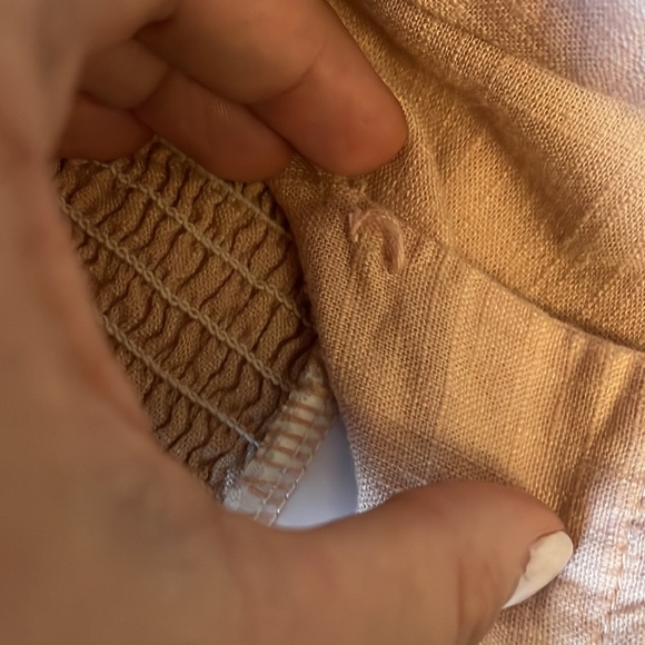 Morning Mist Top Crop Tied Top Blush - Picture 4 of 5